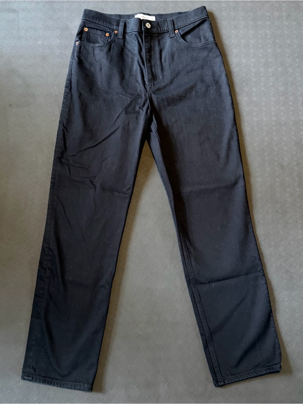 Abercrombie & Fitch Black ‘90s Straight Ultra High-Rise Jeans
